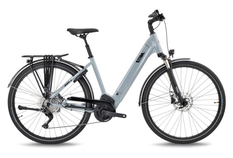 VÉLO DE VILLE ÉLECTRIQUE BH ATOMS CITY WAVE PRO SHIMANO DEORE 10V 720 WH 700MM GRIS