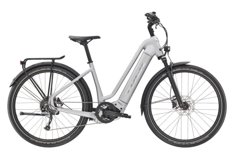 VÉLO DE VILLE ÉLECTRIQUE TREK ALLANT+ 7 LOWSTEP 500 WH SHIMANO ACERA 9V GRIS 2023