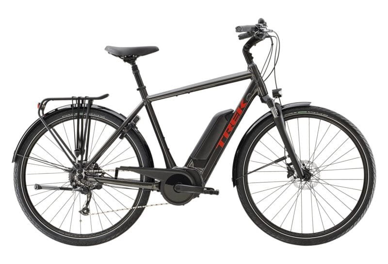 VÉLO DE VILLE ÉLECTRIQUE TREK VERVE+ 2 SHIMANO ACERA/ALTUS 9V 400 WH NOIR 2023