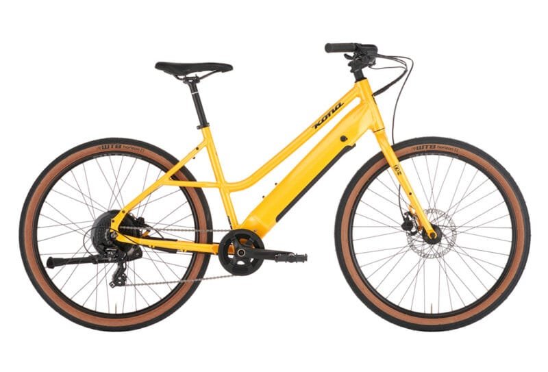 VÉLO DE VILLE KONA COCO HD SHIMANO ALTUS 8V 418WH 650B JAUNE 2023