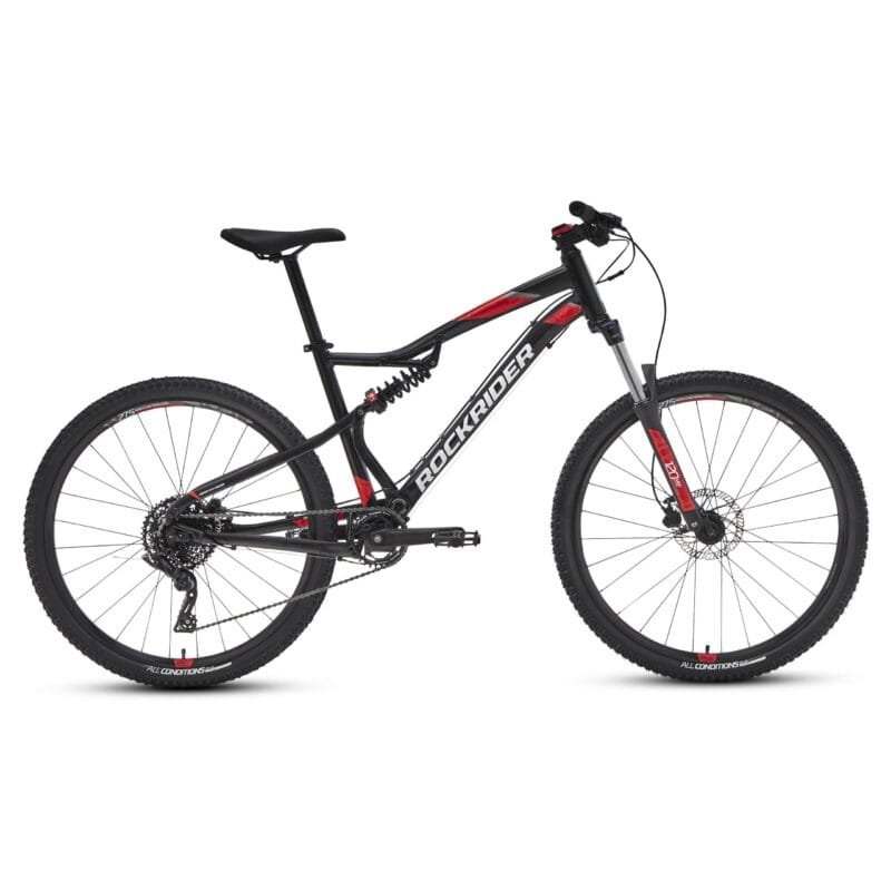 VÉLO VTT ROCKRIDER ST 530 S NOIR ROUGE 27