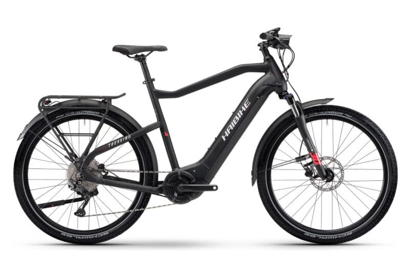 VTC ÉLECTRIQUE HAIBIKE TREKKING 6 HIGH SHIMANO DEORE 10V 630 WH 27.5'' NOIR 2023