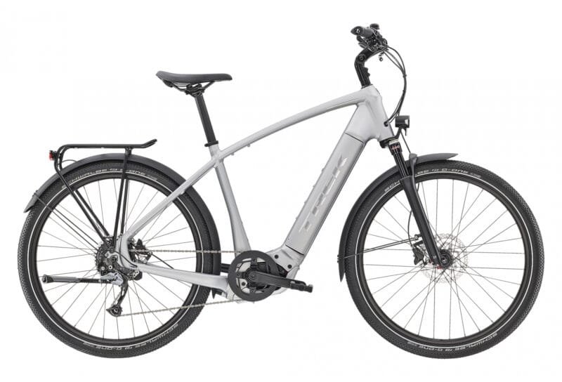 VTC ÉLECTRIQUE TREK ALLANT+ 7 SHIMANO ACERA 9V 500 WH 27.5'' GRIS 2023