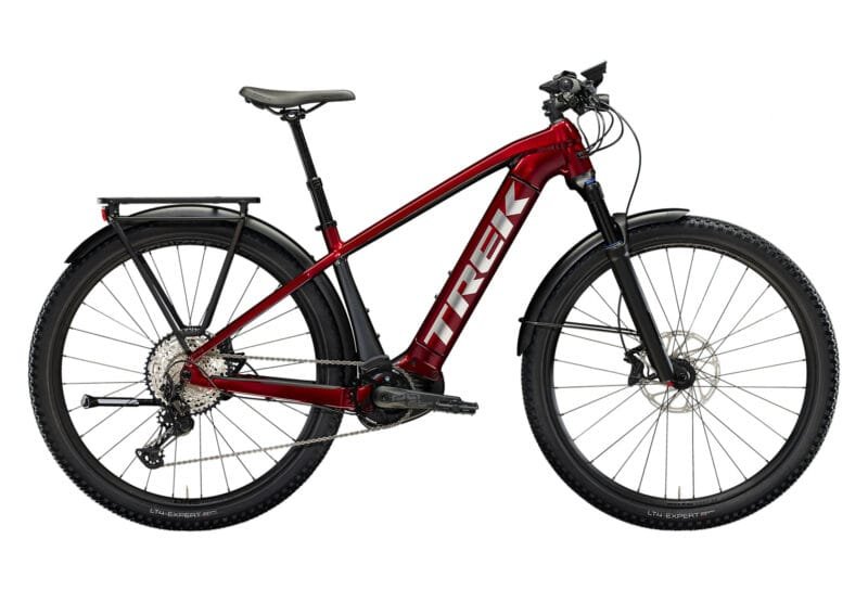 VTT ÉLECTRIQUE SEMI-RIGIDE TREK POWERFLY SPORT 7 EQ SHIMANO SLX / XT 12V 625WH 27.5'' ROUGE / GRIS LITHIUM 2023