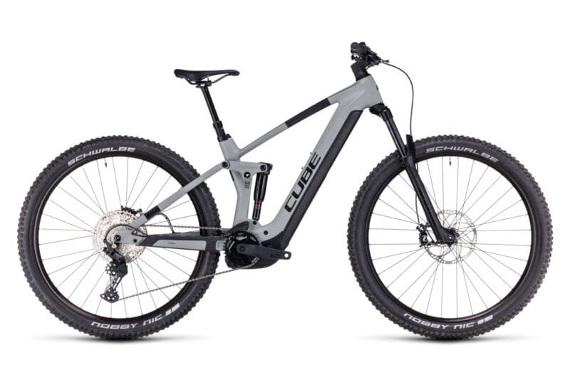 VTT ÉLECTRIQUE TOUT-SUSPENDU CUBE STEREO HYBRID 140 HPC PRO 625 SHIMANO DEORE 11V 625 WH 29'' GRIS VERT SWAMP 2023