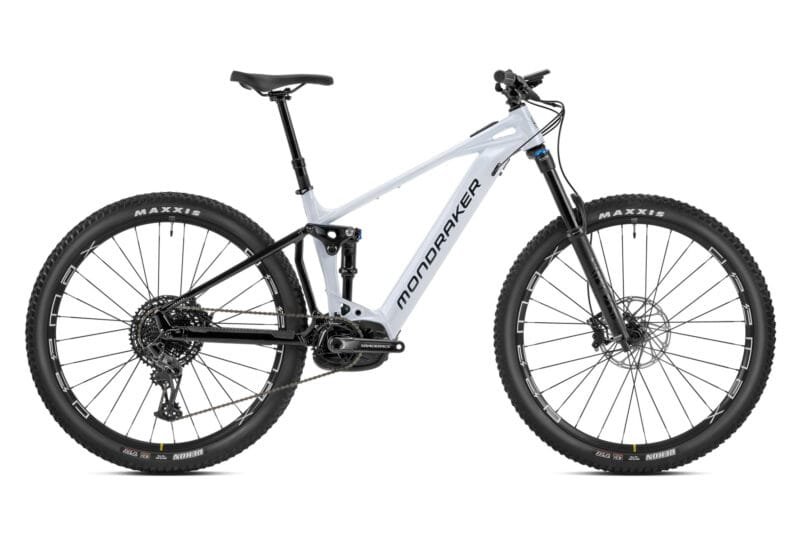 VTT ÉLECTRIQUE TOUT-SUSPENDU MONDRAKER CHASER R SRAM GX/SX EAGLE 12V 750 WH 29'' BLANC 2023