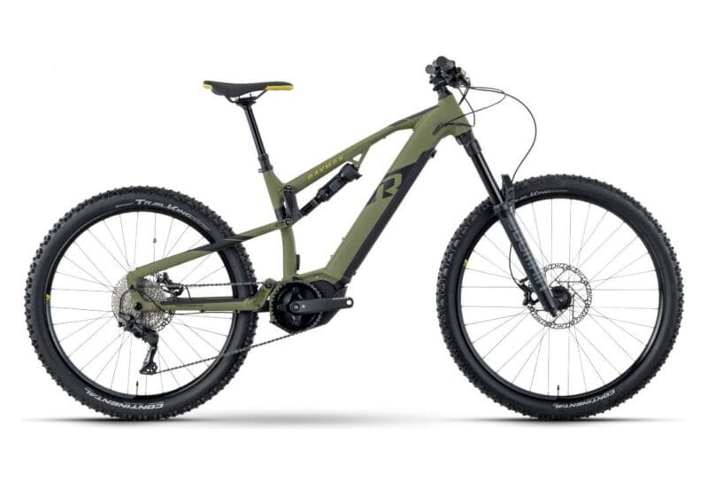 VTT ÉLECTRIQUE TOUT-SUSPENDU R RAYMON TRAILRAY 160E 8.0 29 / 27.5'' SHIMANO DEORE 10V VERT 2023