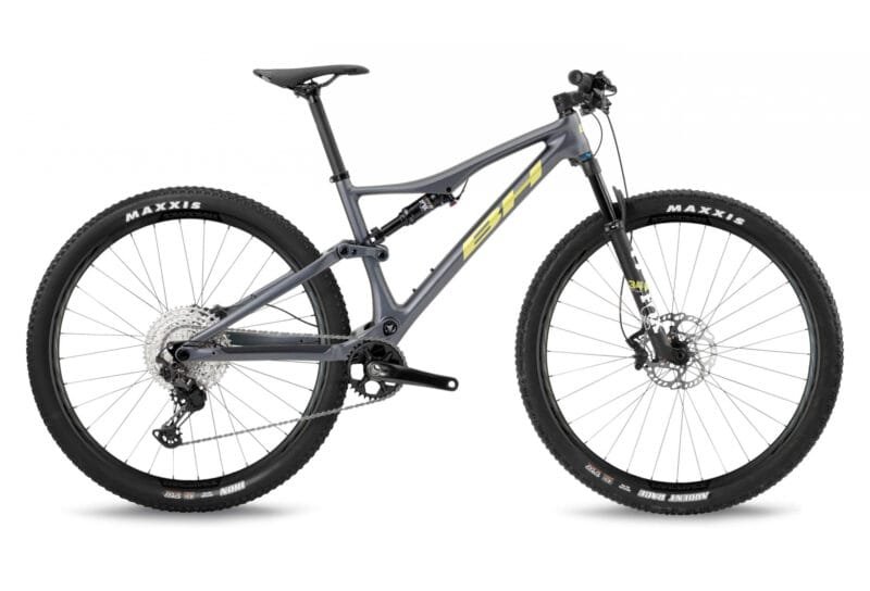 VTT TOUT-SUSPENDU BH LYNX RACE CARBON RC 6.5 SHIMANO DEORE XT 12V 29'' ARGENT / JAUNE 2022