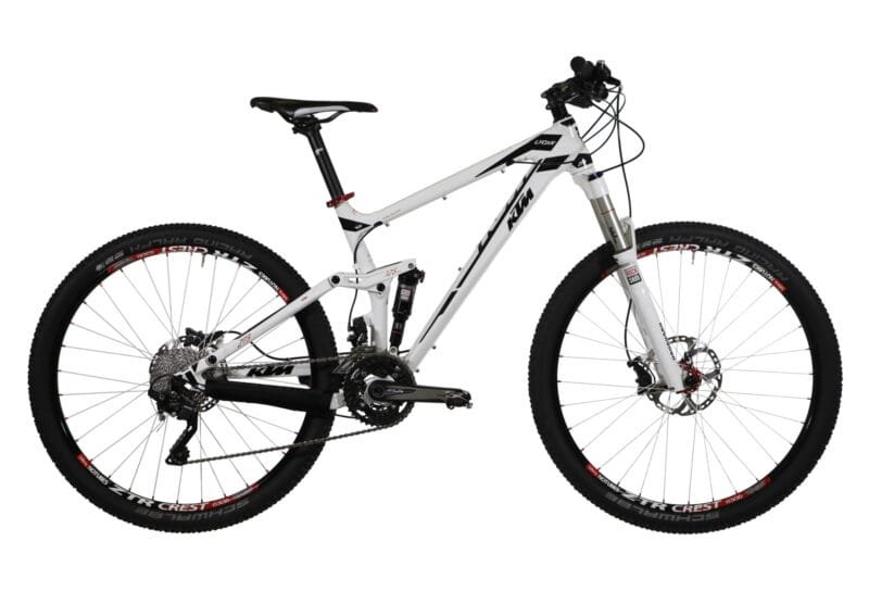 VTT TOUT-SUSPENDU KTM LYCAN 273 XT SHIMANO SLX 10V 27.5' BLANC