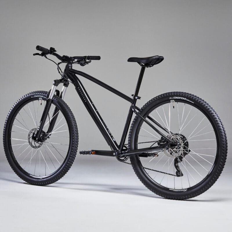 VÉLO VTT RANDONNÉE ROCKRIDER EXPLORE 520 NOIR 29" – Image 2