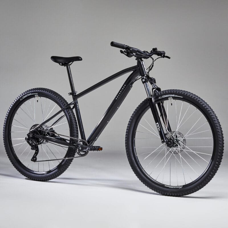 VÉLO VTT RANDONNÉE ROCKRIDER EXPLORE 520 NOIR 29" – Image 17